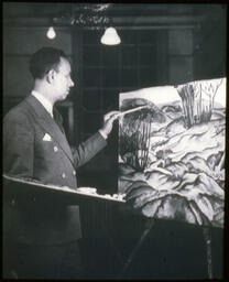 Hale Woodruff Painting Slide, 1936-1937