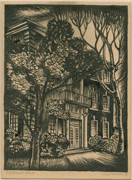 Hale Woodruff, "Science Hall" Print, circa 1935