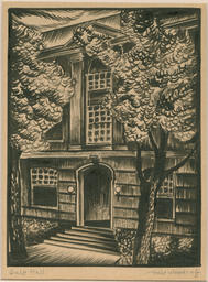 Hale Woodruff, "Sale Hall" Print, circa 1935