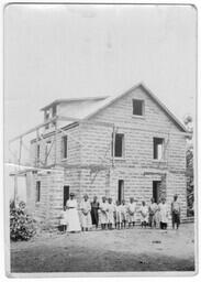 Anna E. Hall at the Julian A. Stewart Girls Cottage, 1923