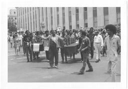 Men Carrying Coffins, March Against Repression, May 23, 1970