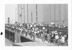 Protesters in Downtown Atlanta, March Against Repression, May 23, 1970