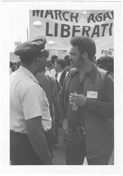 Jesse Jackson and Captain Howard Baush, March Against Repression, May 23, 1970