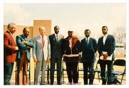 Ceremony for Edwin Moses Track and Field, circa 1980