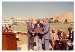 Dedication of B.T. Harvey Stadium, September 24, 1983