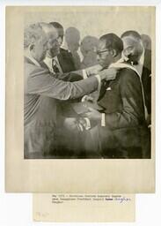 Morehouse Honors President of Senegal, May 1975