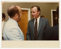 White House Visit including George W. Bush, circa 1980