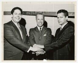 Sons of Morehouse including Maynard Jackson, Hugh Gloster, and Julian Bond, circa 1960