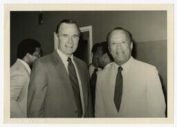 George H.W. Bush and Hugh M. Gloster, circa 1970