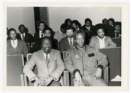 Dick Gregory with Guion Bluford, 1984-01-13