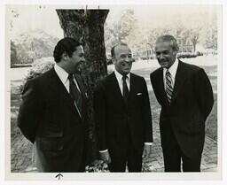 Hugh Gloster and Michael Manley, circa 1970