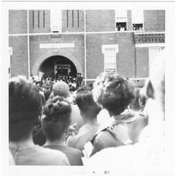 Everett Millican Speaking at Morris Brown College, October 1967