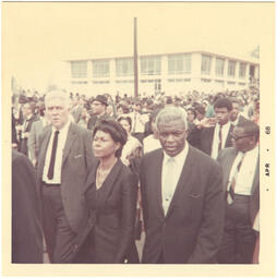 Jackie Robinson and Rachael Robinson, April 9, 1968