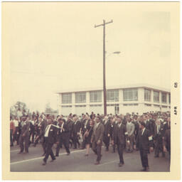 Crowd at Martin Luther King Jr.'s Funeral Procession, April 9, 1969