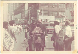 Clergyman at Sanitation Worker's Strike, April 1970