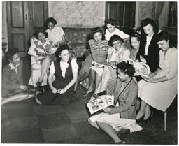 Bumstead Hall Dormitory Lounge, 1945