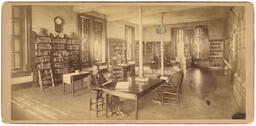 Graves Library, Stone Hall, circa 1885