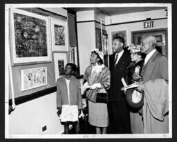 16th Annual Art Exhibition Opening, April 7, 1957