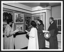 Art Exhibition Opening, March 30, 1958