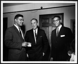 Dean Young, Mr. L .J. McGregor, and Dr. S. D. Cook, March 30, 1958