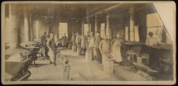 Blacksmithing Class, circa 1890