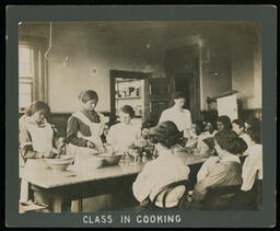 Cooking Class, circa 1900