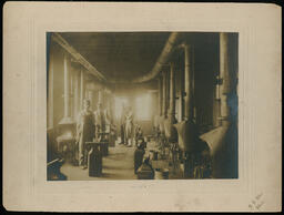 Blacksmithing Class, circa 1890