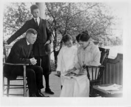 Dr. John & Mrs. Lugenia Burns Hope and Sons, circa 1900