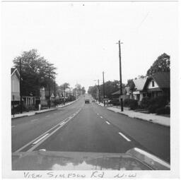 Simpson Road, October 1967