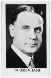 Dr. Jess M. Bader, circa 1930