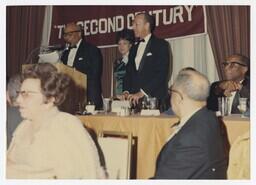 Banquet with E. A. Jones and Mr. & Mrs. Hugh Gloster, circa 1970