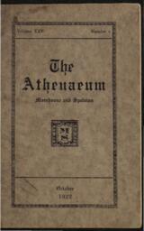 The Athenaeum, October 1922