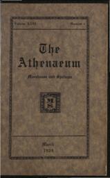 The Athenaeum, March 1924