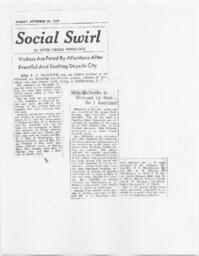 "Social Swirl", September 26, 1948