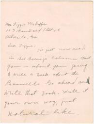 Correspondence from Augusta Legg Barton to Elizabeth McDuffie, circa 1945