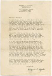 Correspondence from Elizabeth Kytle to Elizabeth McDuffie, November 30, 1950