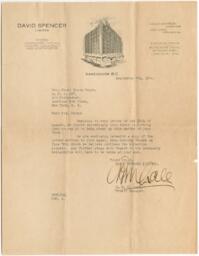 Correspondence to Hazel Dixon Payne, September 7, 1944