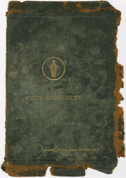 Bible Cover for White House Copy, circa 1940