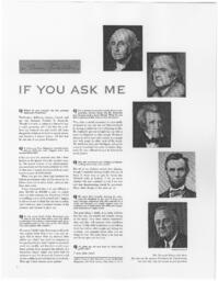 "If You Ask Me", circa 1952