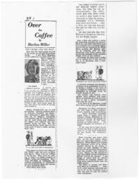 "Over The Coffee", circa 1939