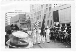 U.S. Navy Color Guard, WSB's Fourth of July Parade, circa 1969