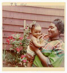 Beth Angela Warren and Aunt, July 4, 1967