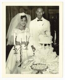 Beth A. Chandler and Theodore John Warren Wedding, 1964