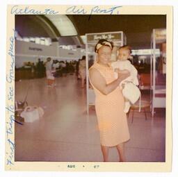 Airport Pickup Including Erdie Chandler and Beth A. Warren, 1967