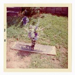 Gravesite of Gladstone Chandler, Sr., 1966