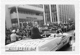 Raymond Burr, WSB's Fourth of July Parade, circa 1969