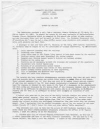 Report on Housing, September 12, 1967