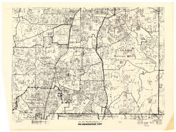 Atlanta Area Metropolitan Map Series Pre-Enumeration Copy, Item 14, October 1970