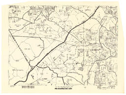 Atlanta Area Metropolitan Map Series Pre-Enumeration Copy, Item 18, October 1970