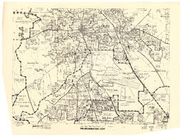 Atlanta Area Metropolitan Map Series Pre-Enumeration Copy, Item 23, January 1971